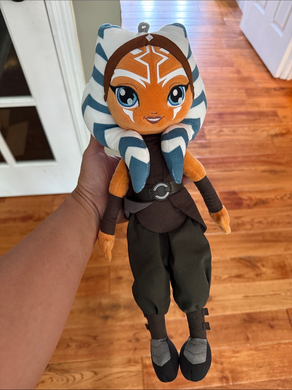 Disney Ahsoka Tano Plush - Orange, Blue & White